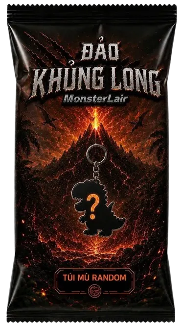 Blind Box Móc Khoá Khủng Long